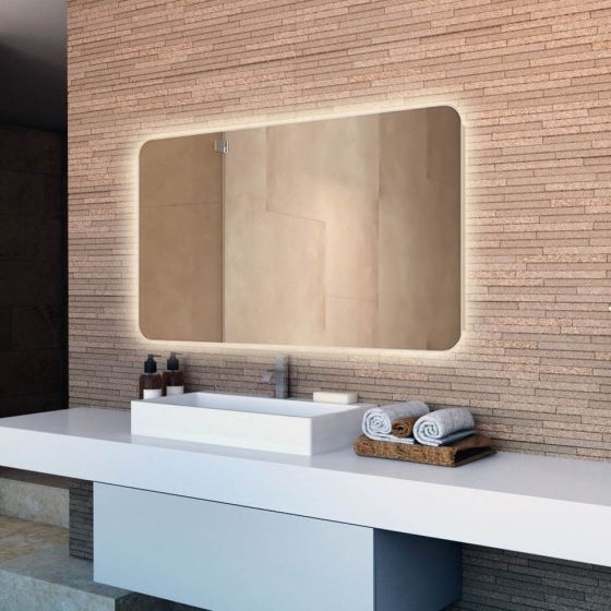 Sophia Backlit Bathroom Mirror (Shaver)