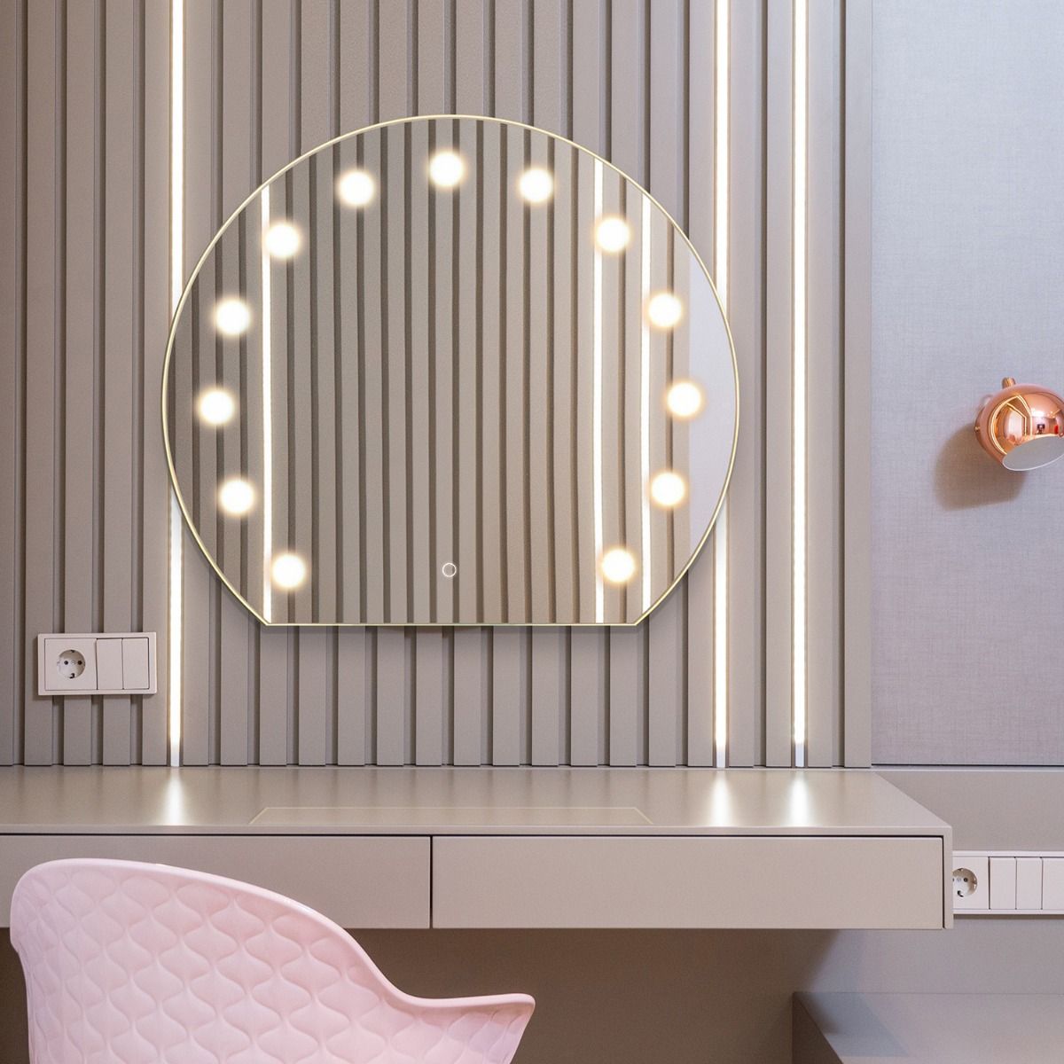 Solara Framed Vanity Mirror
