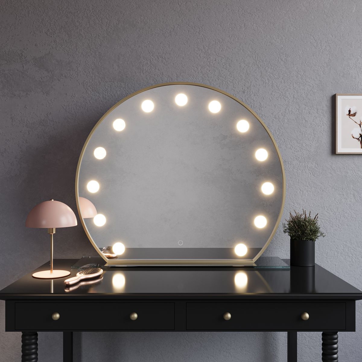 Solara Framed Vanity Mirror