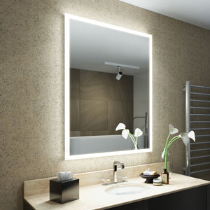 Aeris Edgelit Bathroom Mirror