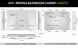 Pristina Single Door Demist Cabinet