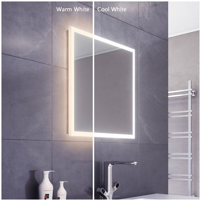 Aeris Edgelit Bathroom Mirror (Shaver)