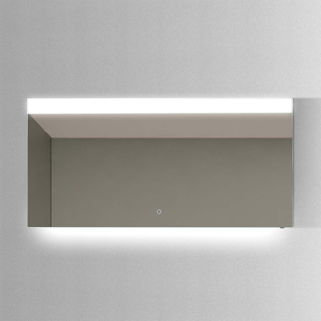 Iris Top Light Mirror with Ambient Underlight