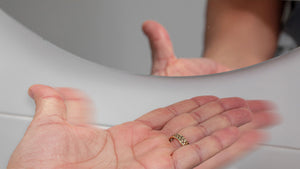 Lilly Round Edge Bathroom Mirror (Shaver)