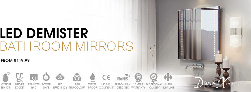 LED Demister Mirrors