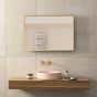 Ultra-slim Brass Frame Mirror (Wide)