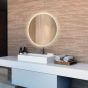 Round Backlit Bathroom Mirror (Shaver)