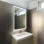 Halo Tall LED Light Bathroom Mirror (Shaver)