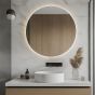 Round Backlit Bathroom Mirror (Shaver)