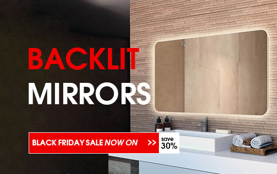 Backlit mirror range